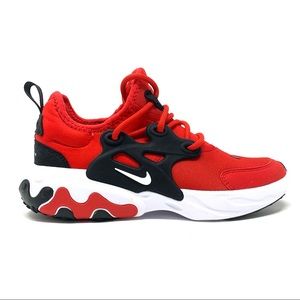 Nike React Presto Sneakers University Red Size 4.5 Youth Kids Big Boys NEW